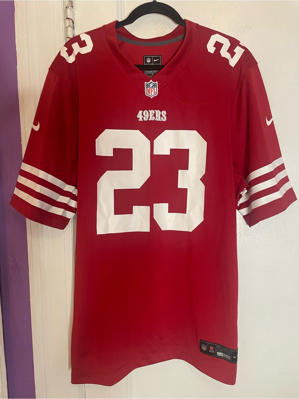 NFL Men's San Francisco 49ers Christian McCaffrey Nike Jersey